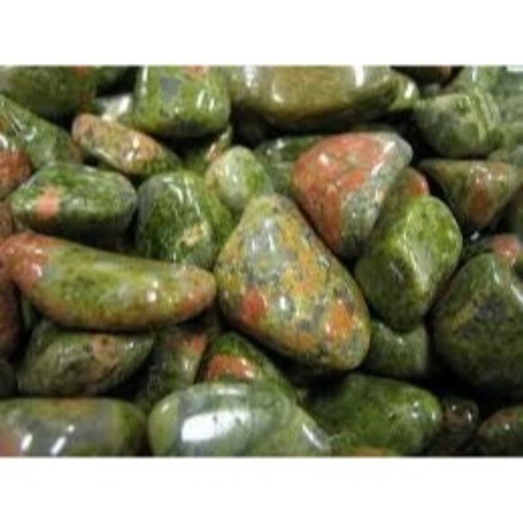 Handmade Unakite Necklace 20" - Picture 5 of 5